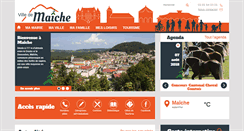 Desktop Screenshot of mairie-maiche.fr